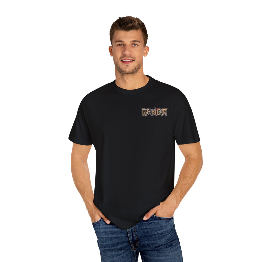 RENDR Ghost Emblem Tee – Unisex Garment-Dyed