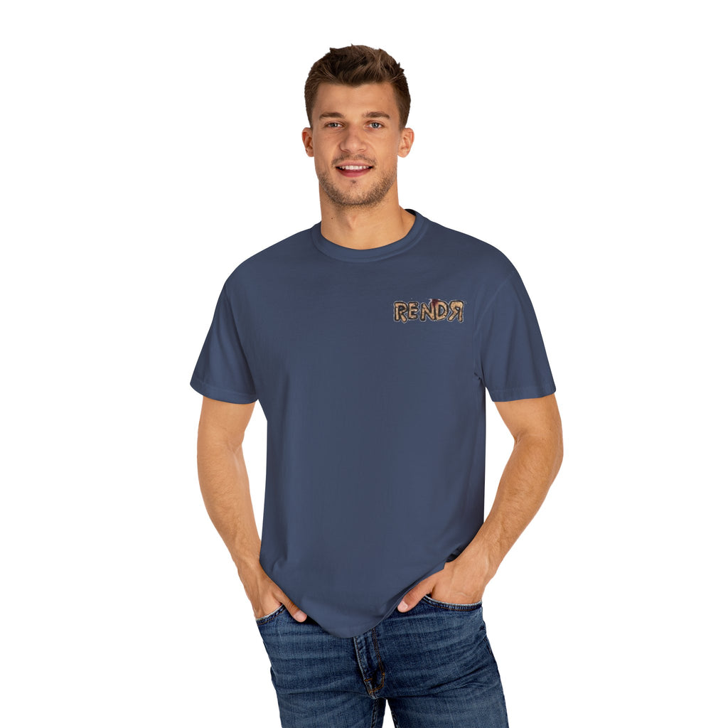 RENDR Ghost Emblem Tee – Unisex Garment-Dyed