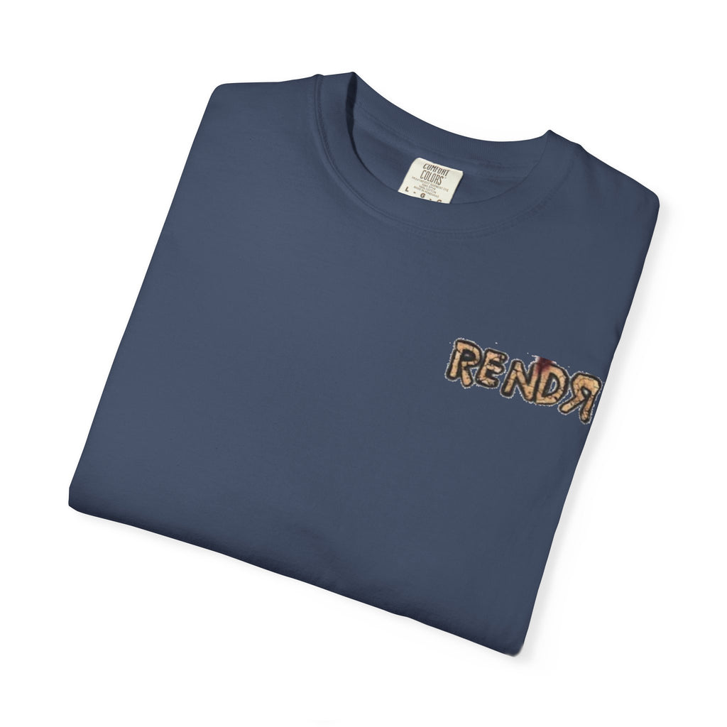 RENDR Ghost Emblem Tee – Unisex Garment-Dyed